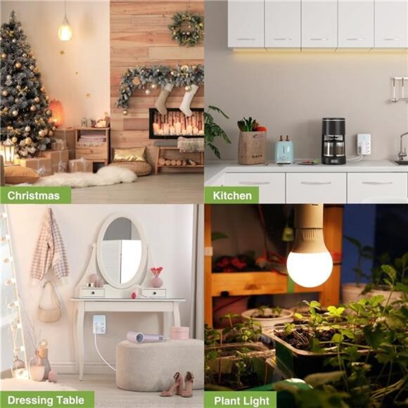 Smart Plug Outlet Extender, Surge Protector with 3 Individually Controlled - Picture 6 of 7